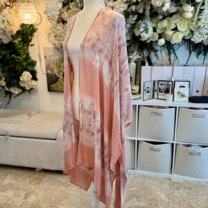 Tie Dye Boho Kimono Kaftan - Print Ruana